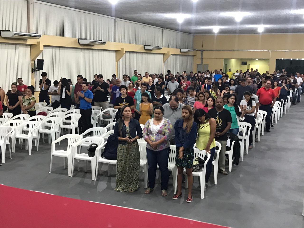 Culto de início de semestre na FBN