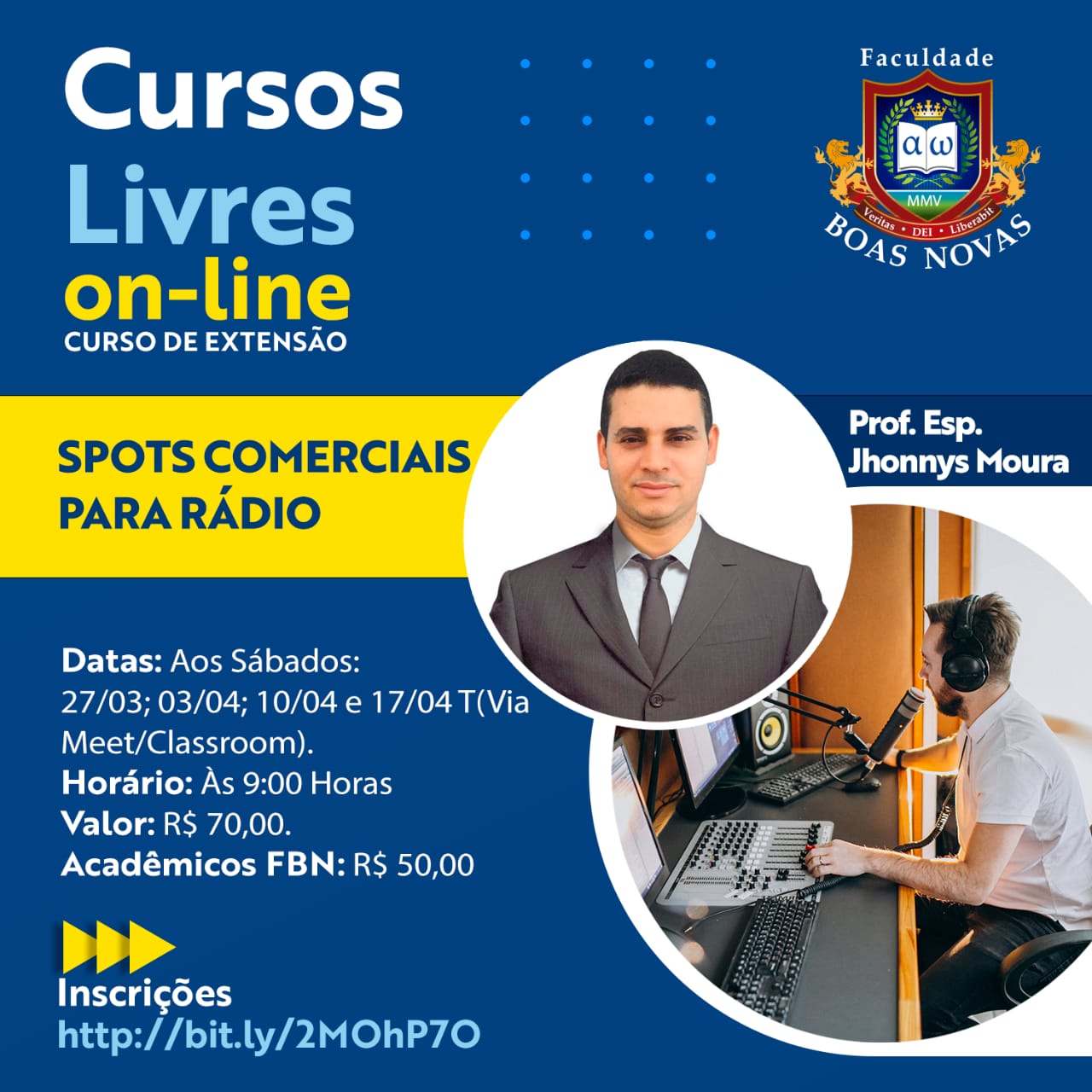 Spots Comerciais para Rádio