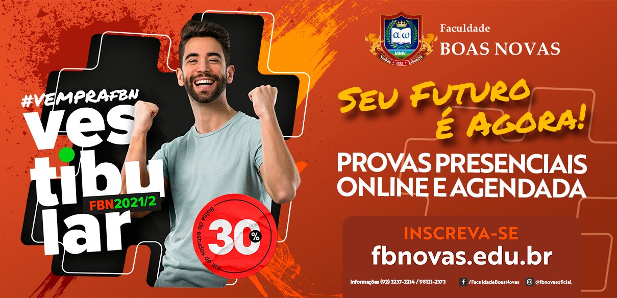 FBN lança campanha do vestibular 2021 para o segundo semestre