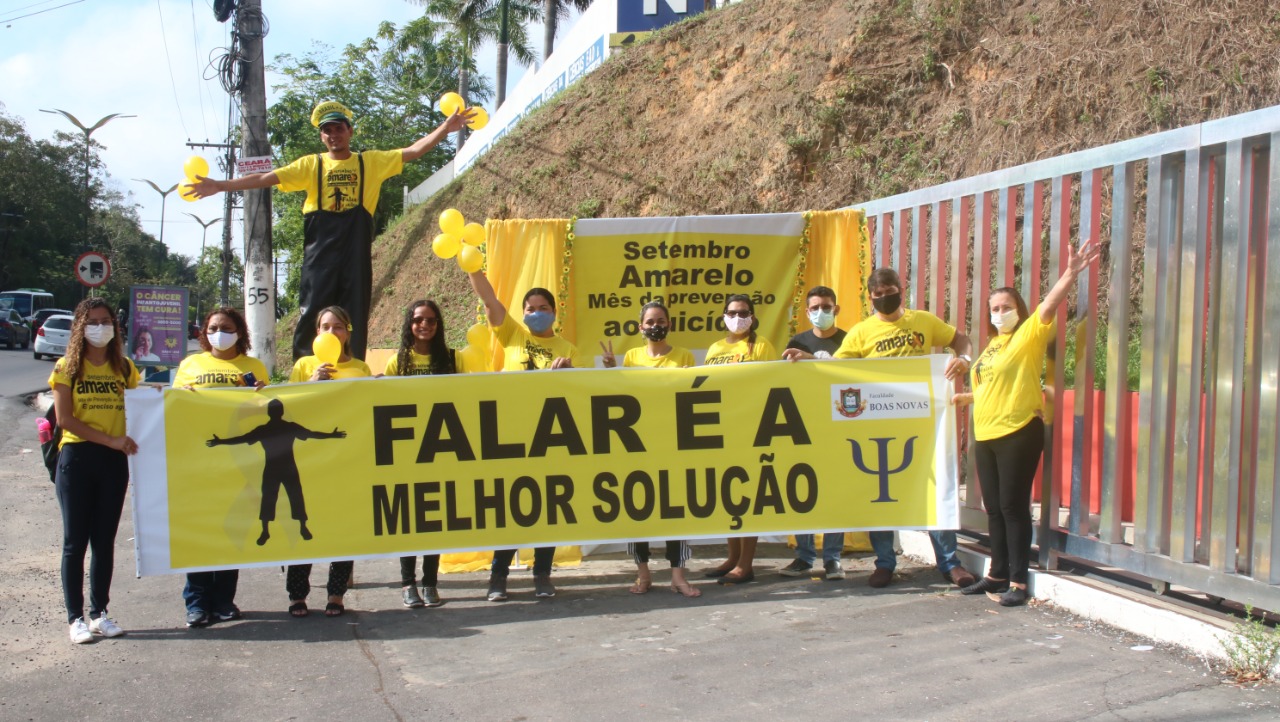 SETEMBRO AMARELO – FACULDADE BOAS NOVAS REALIZA SEMANA DE CONSCIENTIZAÇÃO E PREVENÇÃO AO SUICÍDIO