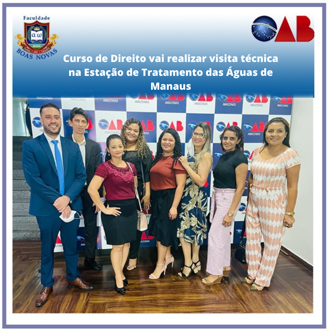 Curso de Direito vai realizar visita técnica na Estação de Tratamento das Águas de Manaus