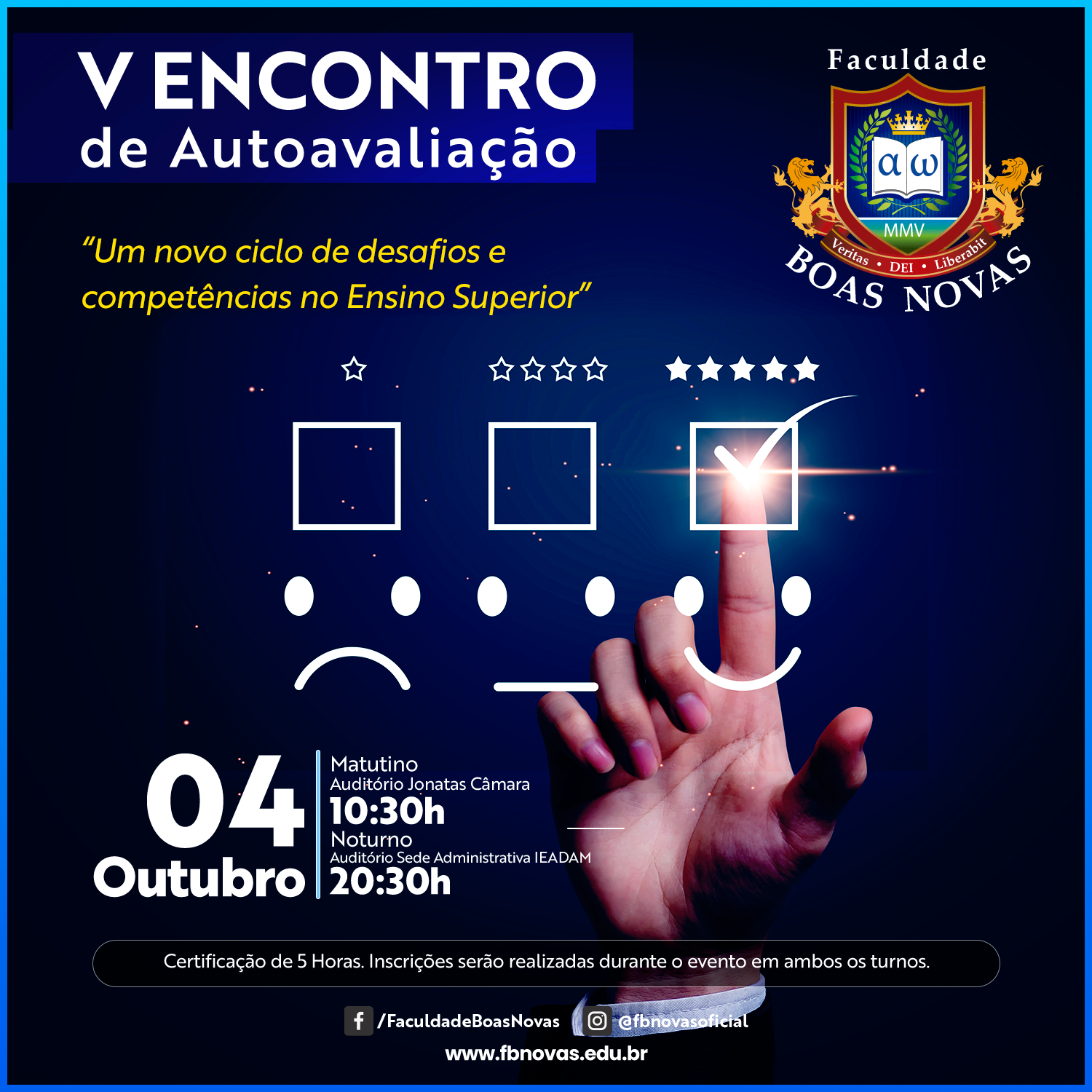 V Encontro de autoavaliação – FBN