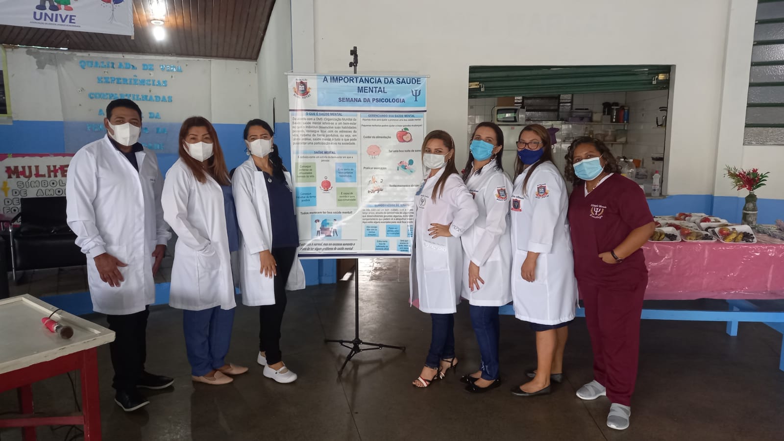 ACADÊMICOS DO CURSO DE PSICOLOGIA REALIZAM ATIVIDADE PRÁTICA NA ASSOCIAÇÃO DE IDOSOS UNIVE