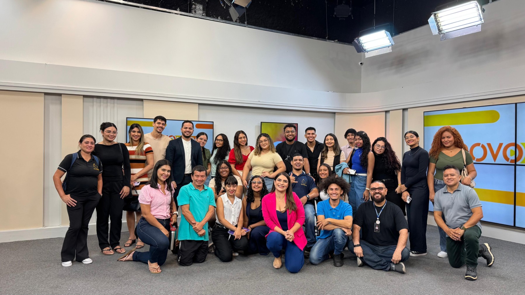 Alunos do 4º período de Jornalismo matutino realizaram uma visita técnica à TV Norte Amazonas